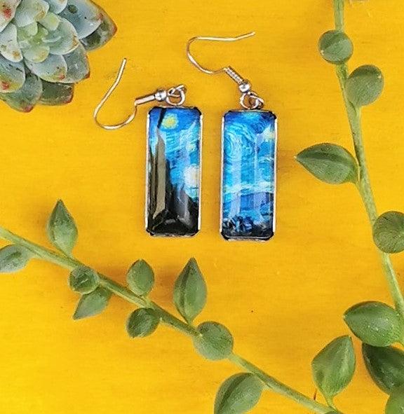 Van Gogh Artworks Glass Earrings - PAP Art Store