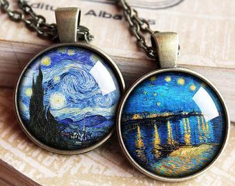 Vincent van Gogh Inspired Necklace - Art Store