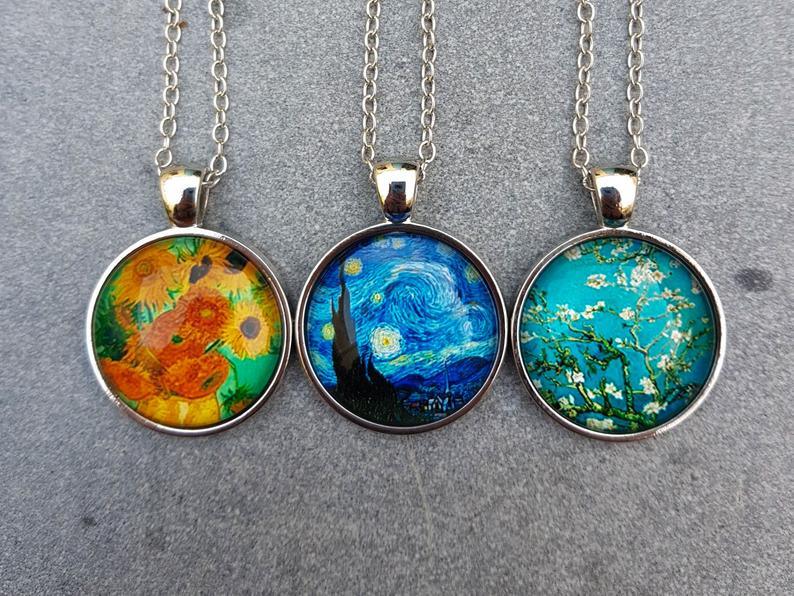 Vincent van Gogh Inspired Necklace - Art Store