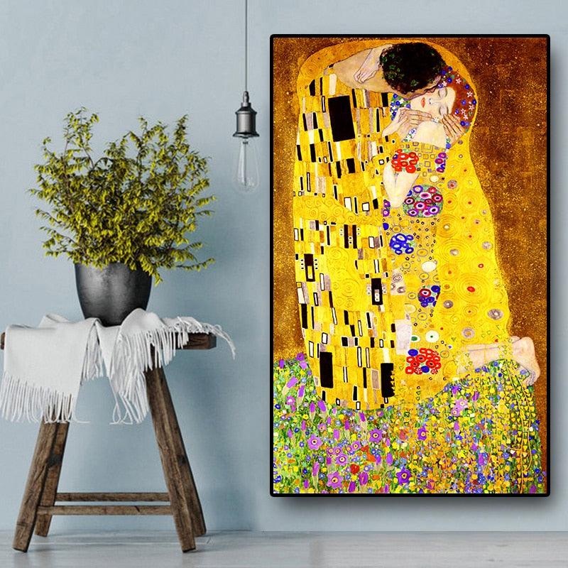 Gustav Klimt "The Kiss" Wall Art Prints - PAP Art Store