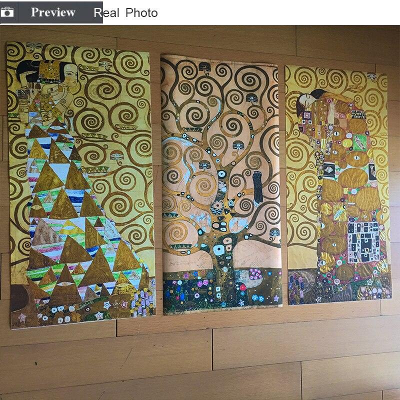 Gustav Klimt Artwork Panels Wall Art - PAP Art Store