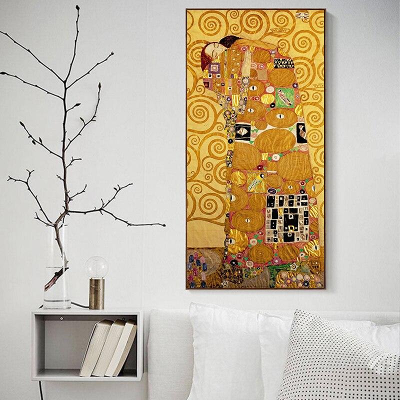 Gustav Klimt Artwork Panels Wall Art - PAP Art Store