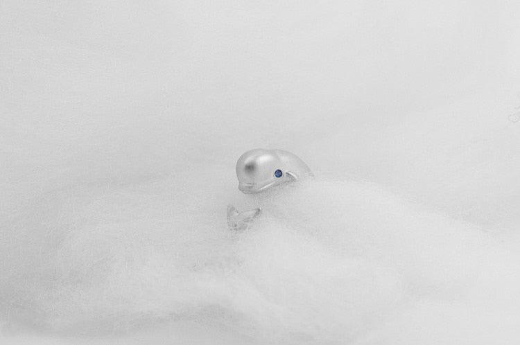 Baby Beluga Whale Ring - PAP Art Store