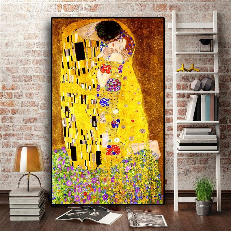 Gustav Klimt "The Kiss" Wall Art Prints - PAP Art Store