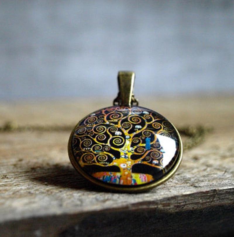 Klimt "The Tree of Life" Necklace - Art Store