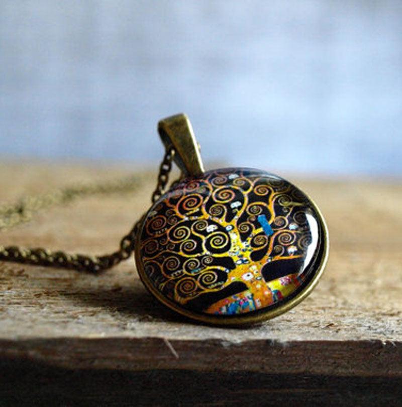 Klimt "The Tree of Life" Necklace - Art Store