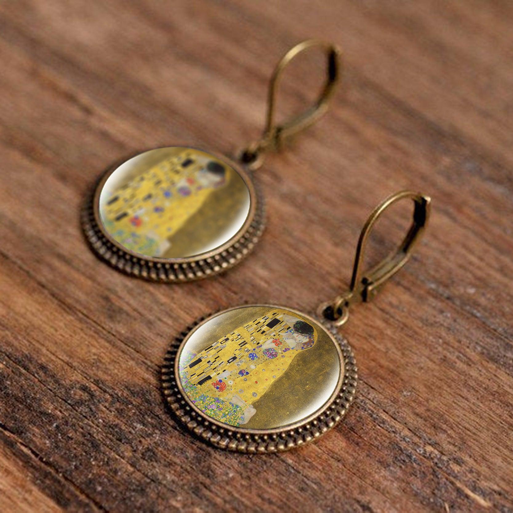 Famous Art Paintings Inspired round Earrings - Art Store