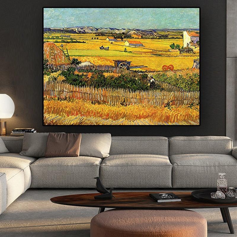 Van Gogh 'The Harvest' Wall Art - Art Store