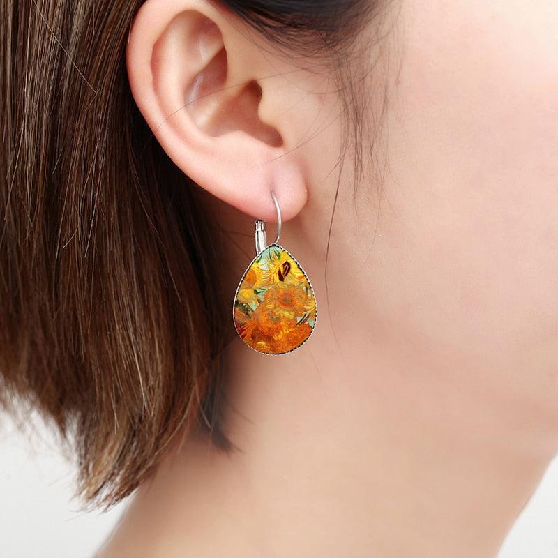 Klimt & Gogh Artworks Inspired Earrings - PAP Art Store