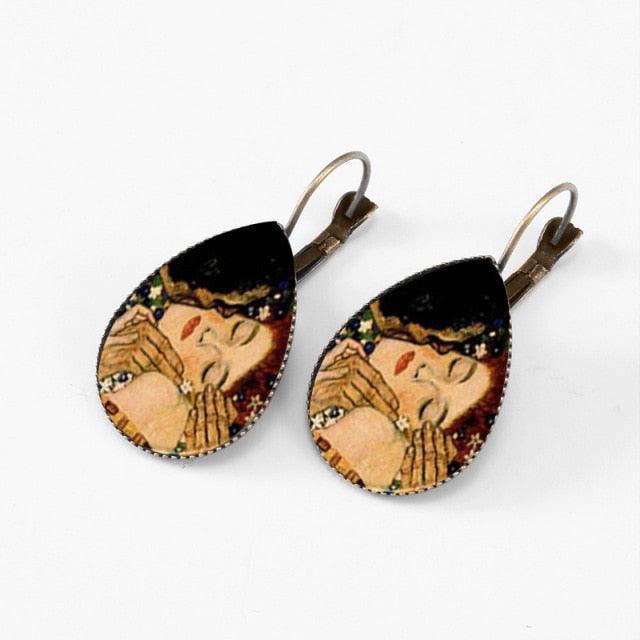 Klimt & Gogh Artworks Inspired Earrings - PAP Art Store