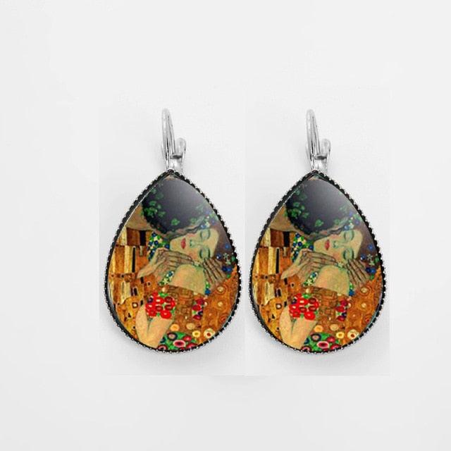 Klimt & Gogh Artworks Inspired Earrings - PAP Art Store