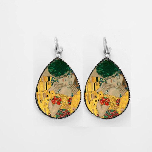 Klimt & Gogh Artworks Inspired Earrings - PAP Art Store