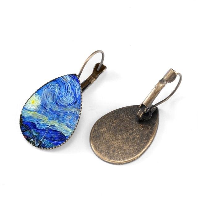 Klimt & Gogh Artworks Inspired Earrings - PAP Art Store