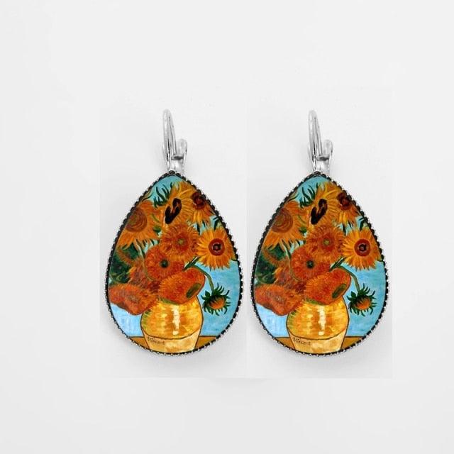 Klimt & Gogh Artworks Inspired Earrings - PAP Art Store