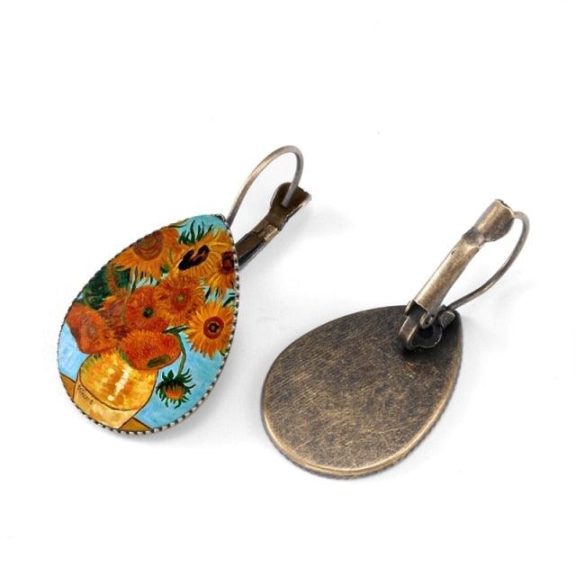 Klimt & Gogh Artworks Inspired Earrings - PAP Art Store