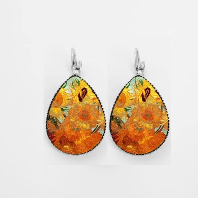 Klimt & Gogh Artworks Inspired Earrings - PAP Art Store