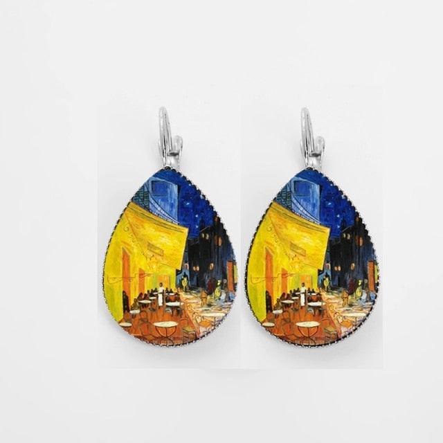 Klimt & Gogh Artworks Inspired Earrings - PAP Art Store