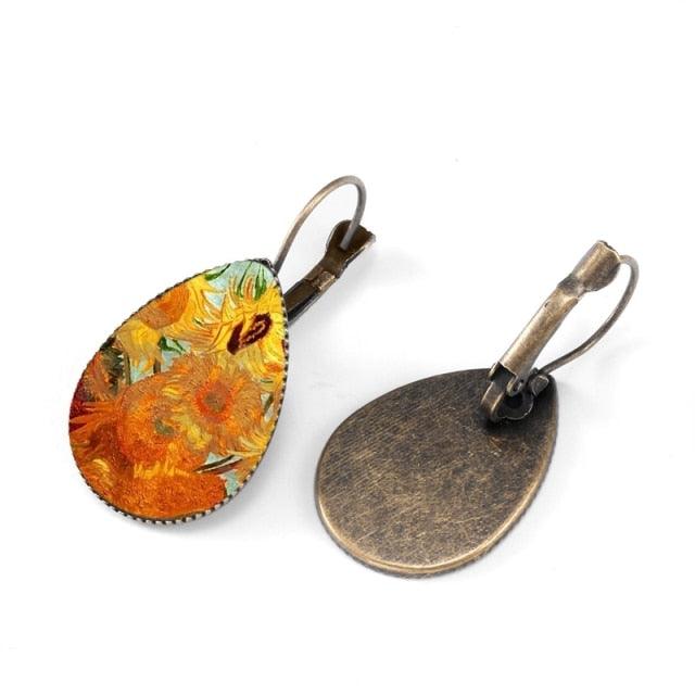 Klimt & Gogh Artworks Inspired Earrings - PAP Art Store