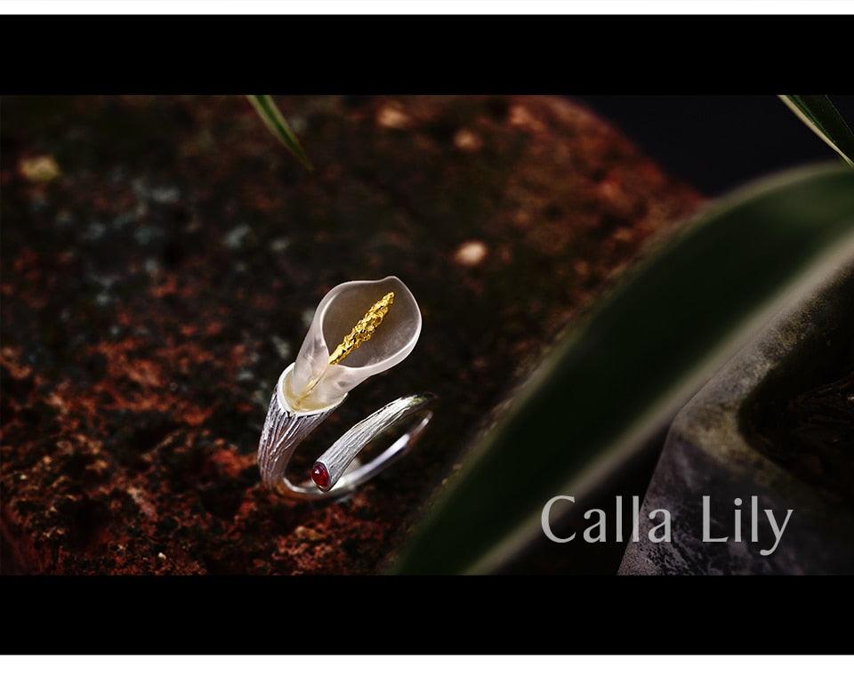 Calla Lily Flower Ring - PAP Art Store