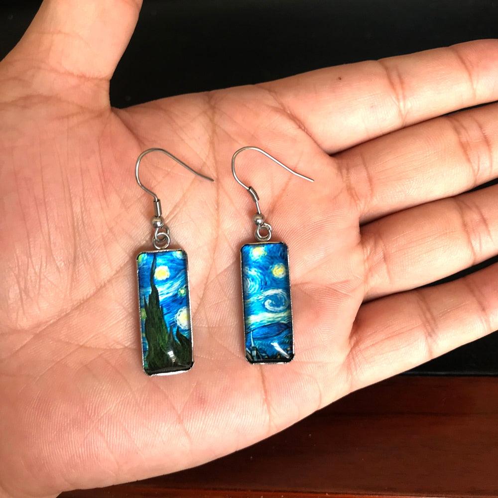 Van Gogh Artworks Glass Earrings - PAP Art Store