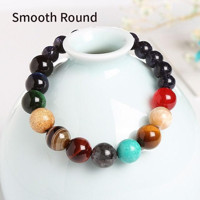 Natural Stone Solar System Chakra Bracelet - PAP Art Store