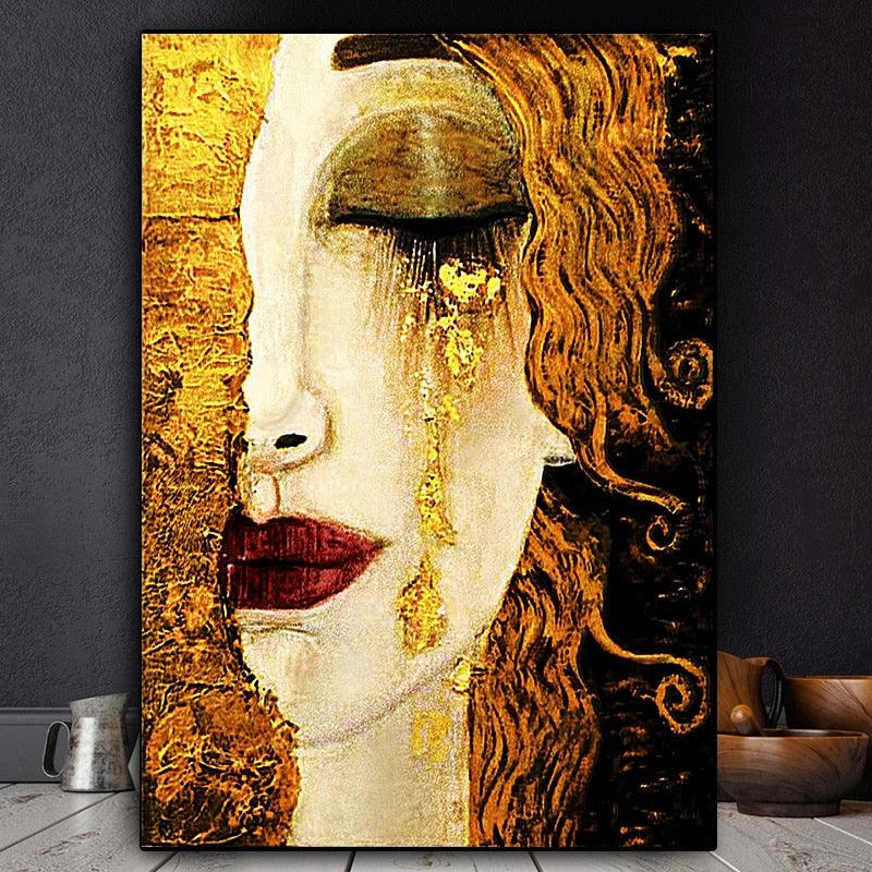 'The Golden Tear' Wall Art Print - Art Store