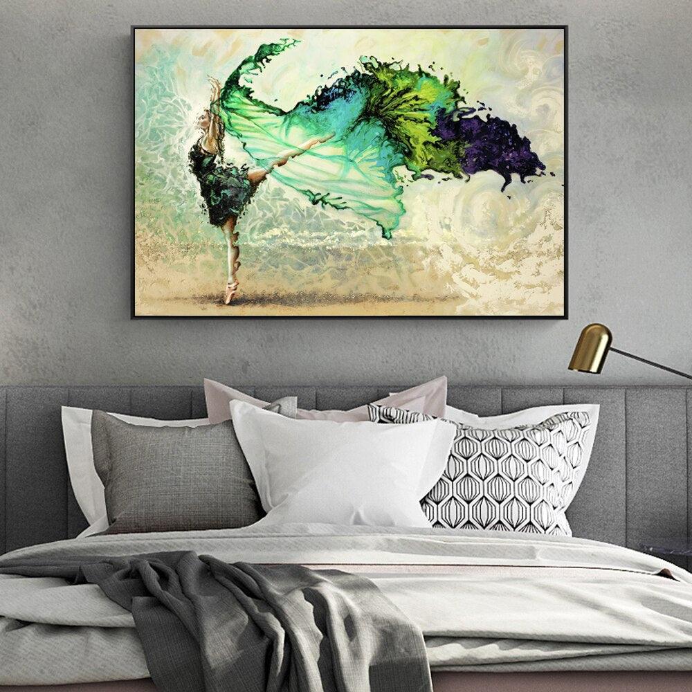 'Dance Motion' Modern Ballet Wall Art Prints - PAP Art Store