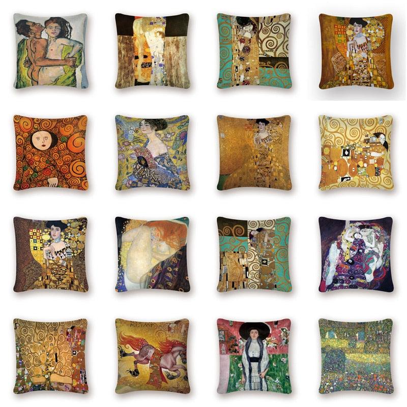 Gustav Klimt Decorative Pillowcases - PAP Art Store