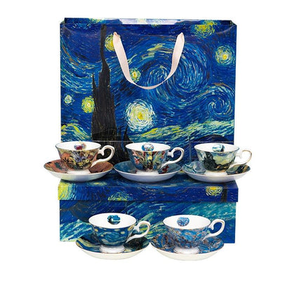 Van Gogh Series Coffee Set with Gift Box - Art Store