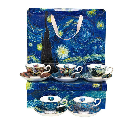 Van Gogh Series Coffee Set with Gift Box - Art Store