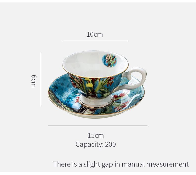 Van Gogh Series Coffee Set with Gift Box - Art Store