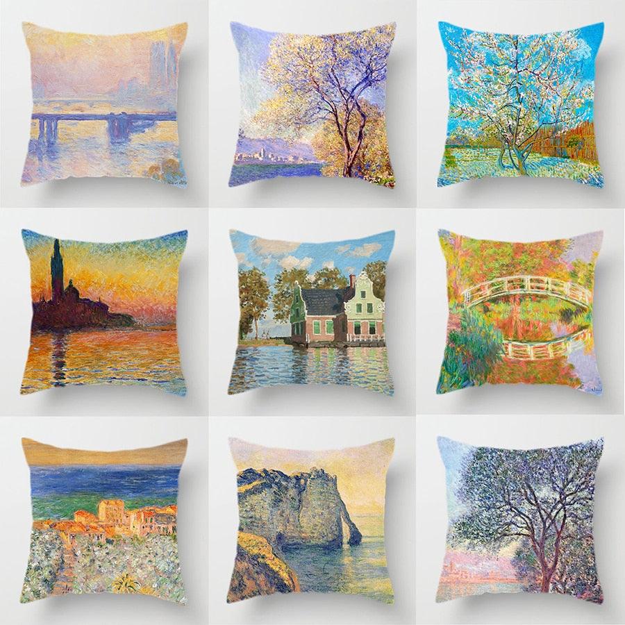 Claude Monet Art Decorative Cushion Covers - PAP Art Store