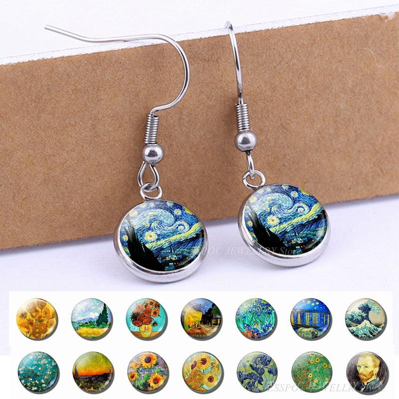 Van Gogh Artworks Dangle Earring - PAP Art Store