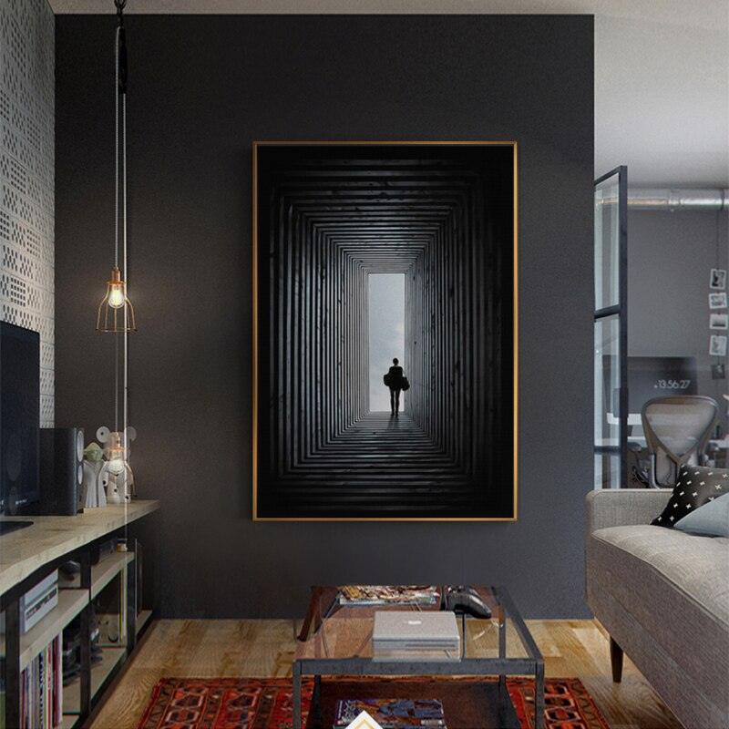 'The Light At The End Of The Tunnel' Wall Art Print - PAP Art Store