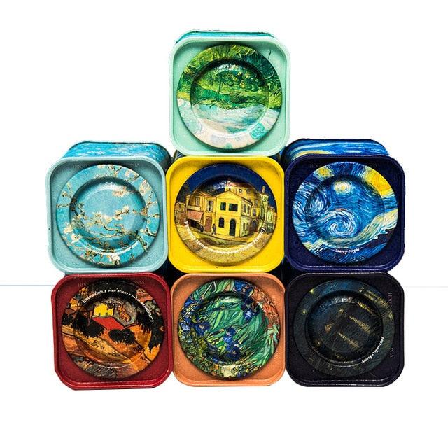 Van Gogh Artwork Mini Tea Canisters Set of 7 - PAP Art Store