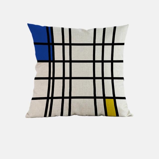 Piet Mondrian Decorative Pillow Case - PAP Art Store