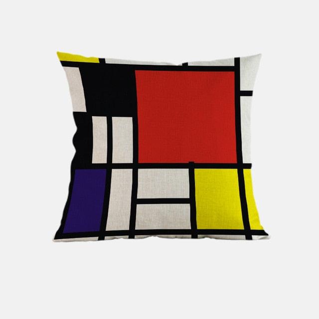 Piet Mondrian Decorative Pillow Case - PAP Art Store