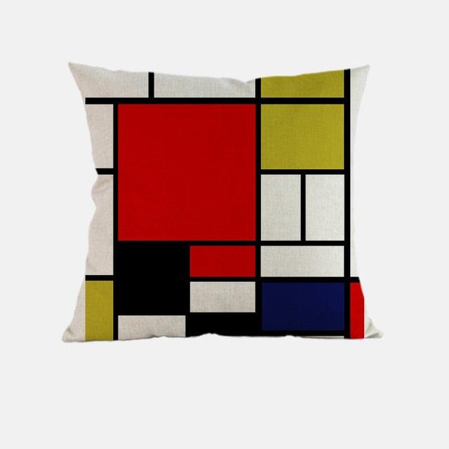 Piet Mondrian Decorative Pillow Case - PAP Art Store