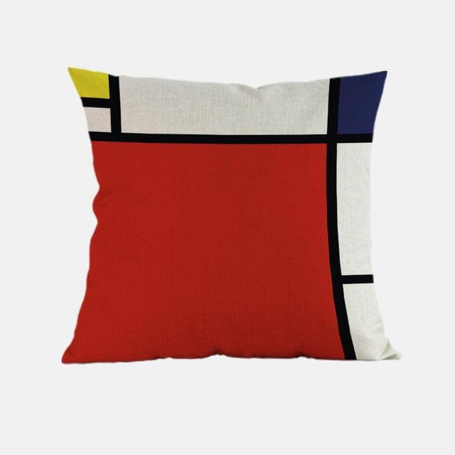 Piet Mondrian Decorative Pillow Case - PAP Art Store