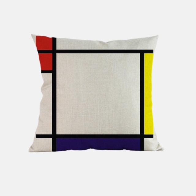 Piet Mondrian Decorative Pillow Case - PAP Art Store