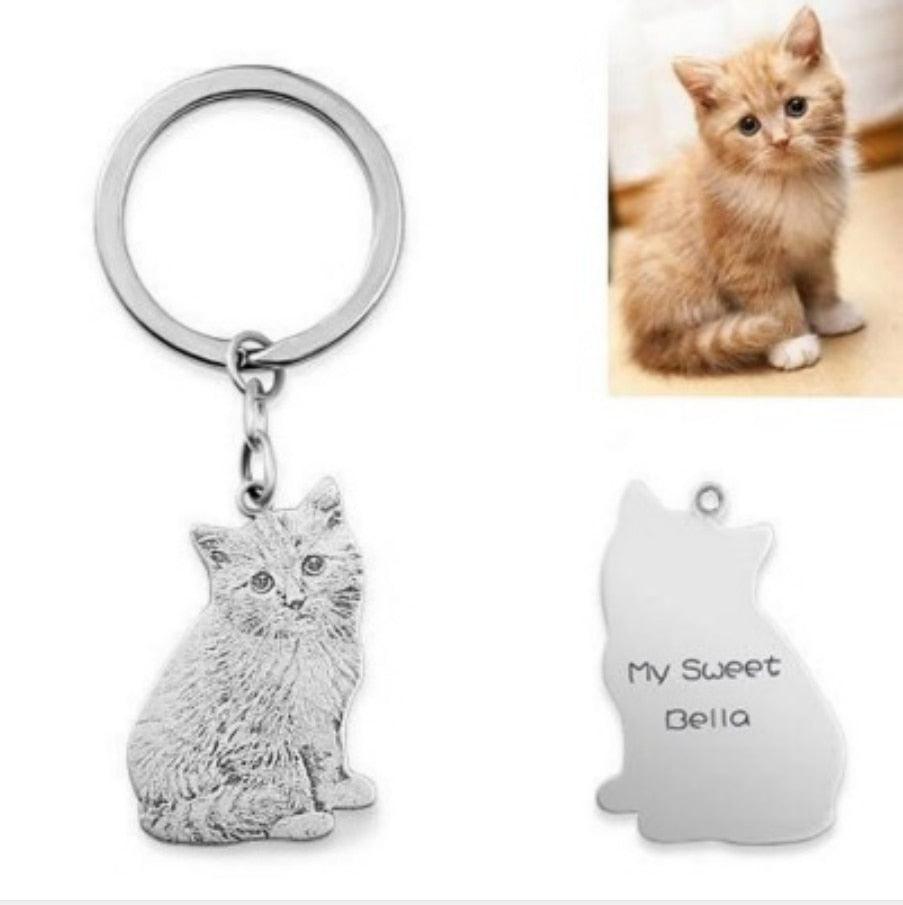 Custom Engraved Pet Photo Pendant Necklace - PAP Art Store