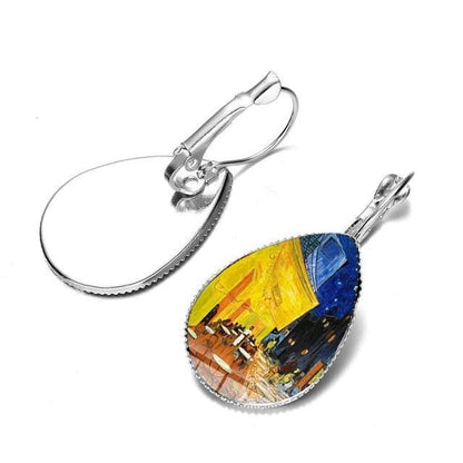 Van Gogh Artwork Teardrop Earrings - PAP Art Store