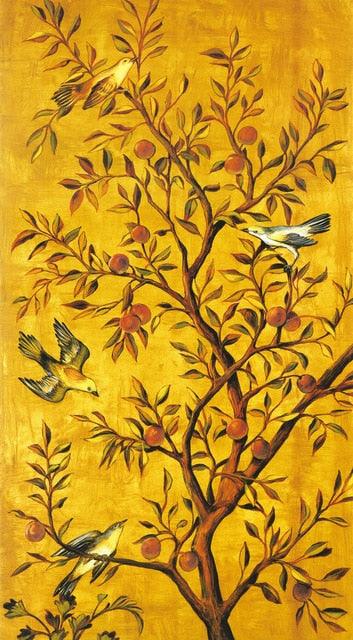 Fortune Tree and Birds Wall Art Print - PAP Art Store