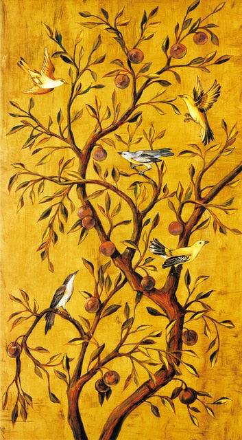 Fortune Tree and Birds Wall Art Print - PAP Art Store