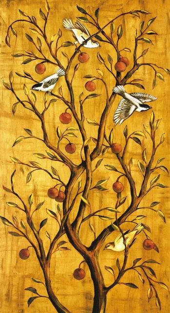 Fortune Tree and Birds Wall Art Print - PAP Art Store