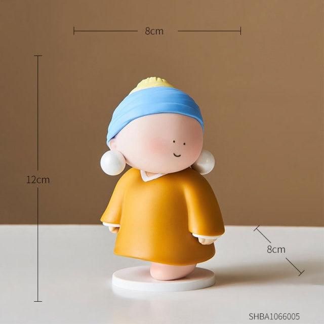 Famous Artwork Cartoon-ish Resin Sculpture - PAP Art Store