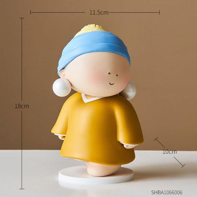 Famous Artwork Cartoon-ish Resin Sculpture - PAP Art Store