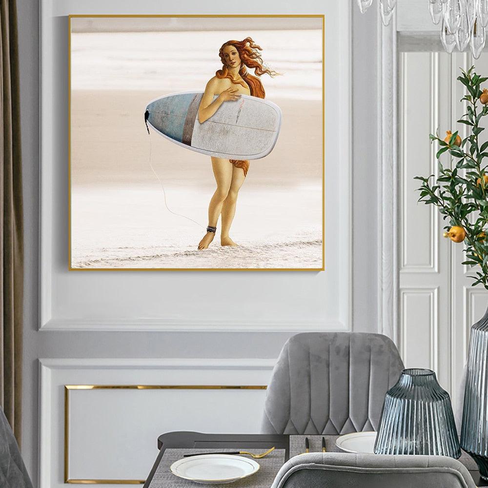 When Art Meets Real Life ft Venus Wall Art Prints - PAP Art Store