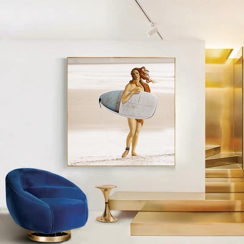 When Art Meets Real Life ft Venus Wall Art Prints - PAP Art Store