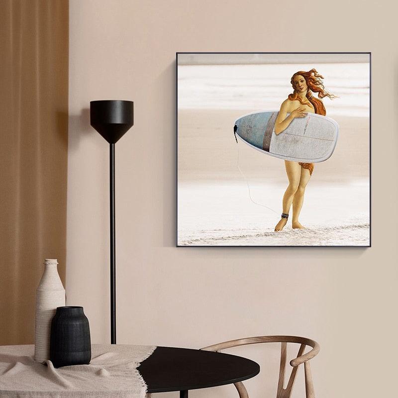 When Art Meets Real Life ft Venus Wall Art Prints - PAP Art Store